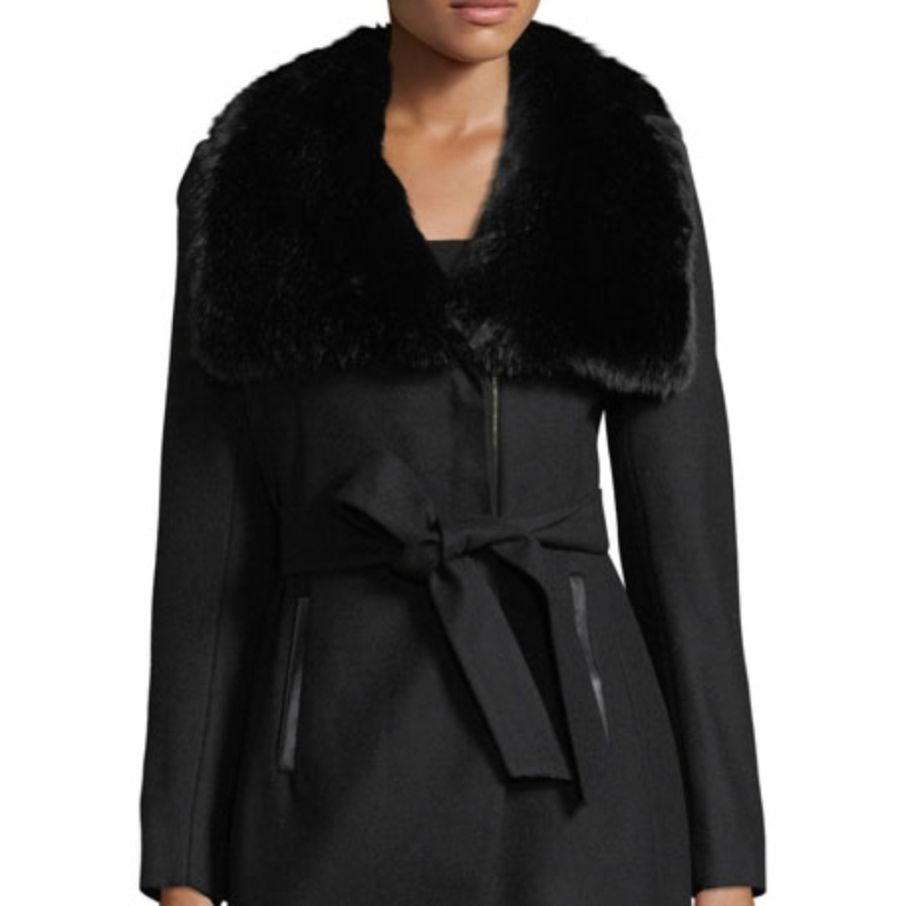 French Connection Like New Wool Blend Coat